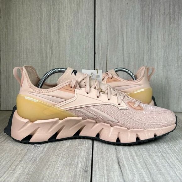 NEW Reebok Zig Kinetica 3 Pink Running Sneaker Athletic Shoes Women’s Size 10.5 - Picture 2 of 10
